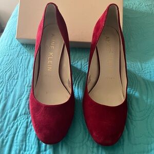 Anne Klein Deep Red Heels